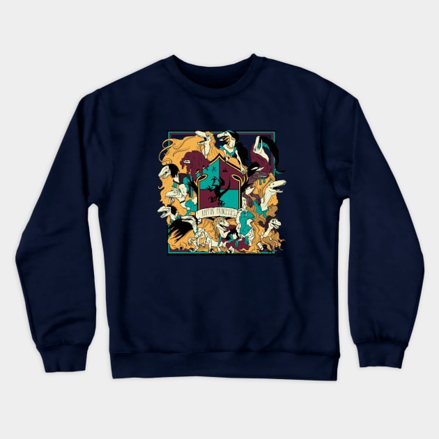 Princess Raptors Crewneck Sweatshirt by lauracooper